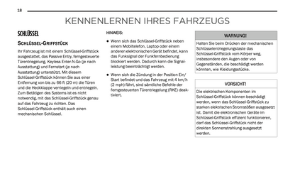 2020-2021 Jeep Wrangler Owner's Manual | German