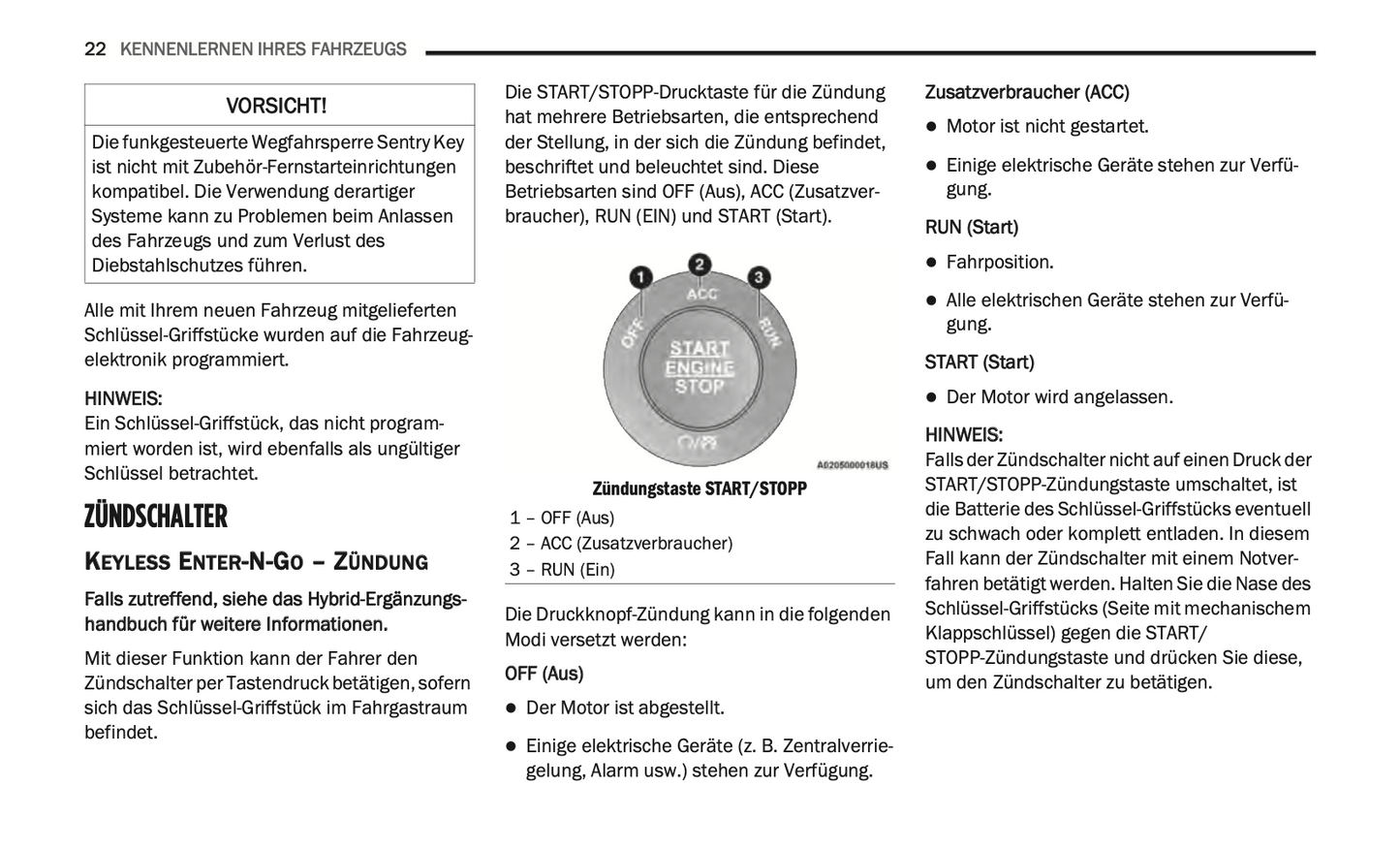 2020-2021 Jeep Wrangler Owner's Manual | German