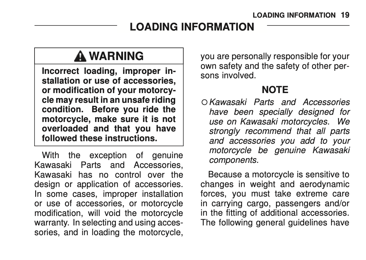 2012 Kawasaki Vulcan 900 Classic Owner's Manual | English