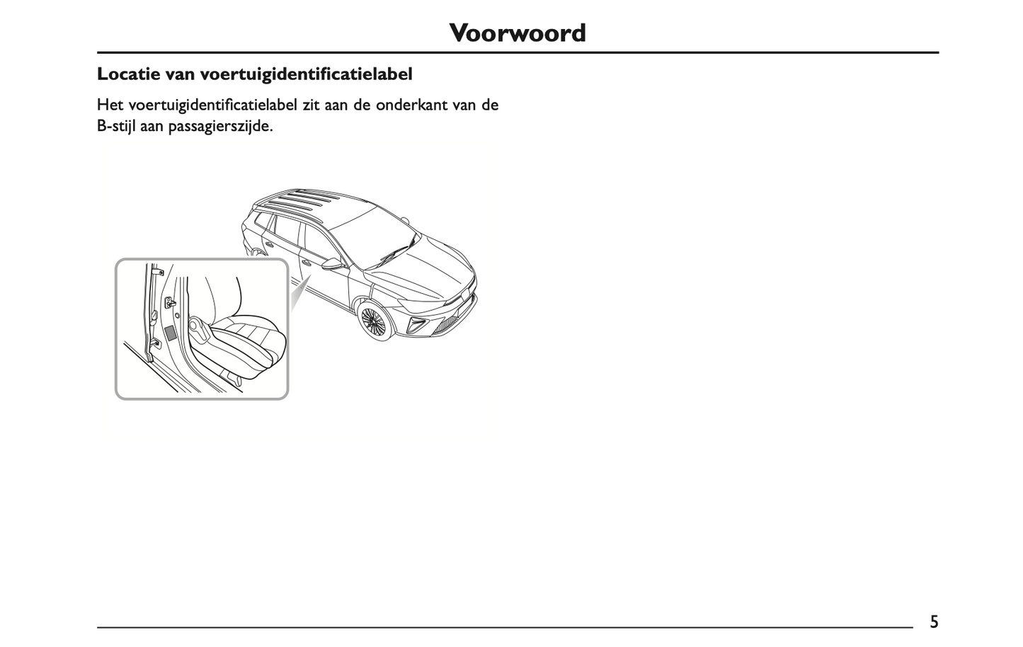 2022 MG MG5 Gebruikershandleiding | Nederlands