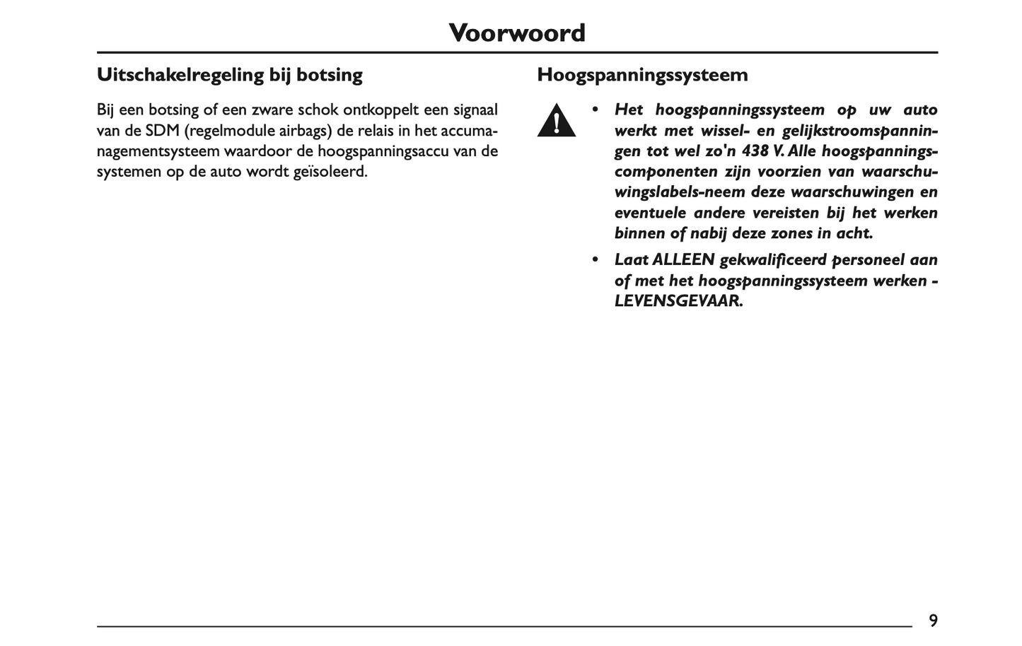 2022 MG MG5 Gebruikershandleiding | Nederlands