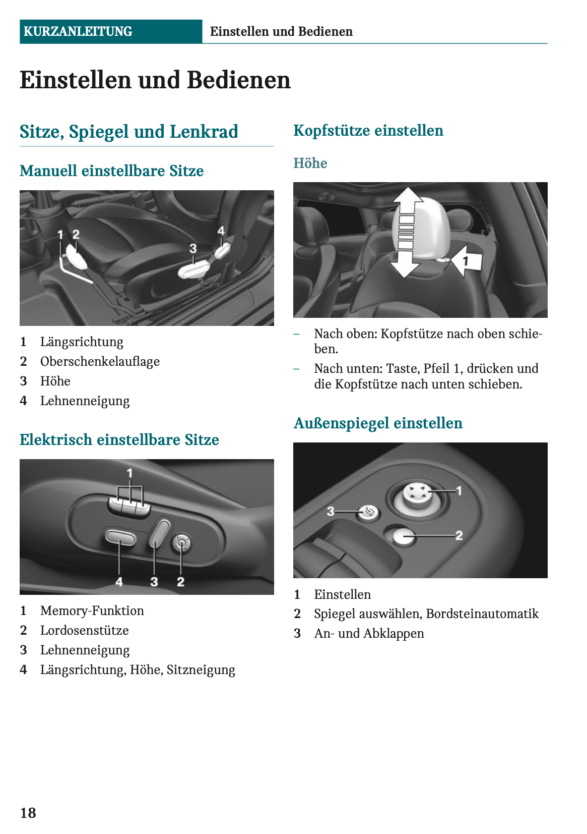 2020 Mini Countryman Plug-in-Hybrid Owner's Manual | German