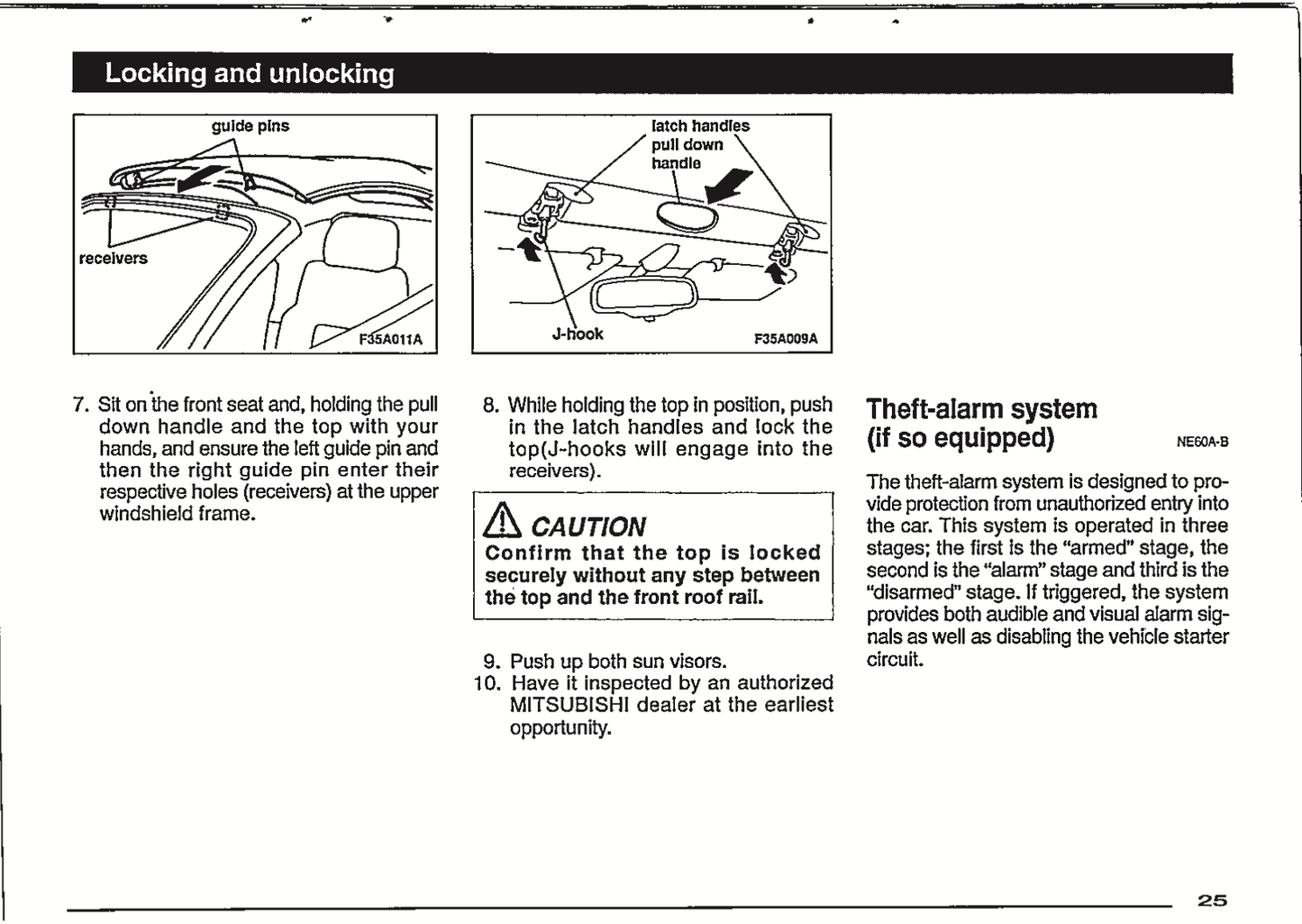 1998 Mitsubishi Eclipse Owner's Manual | English