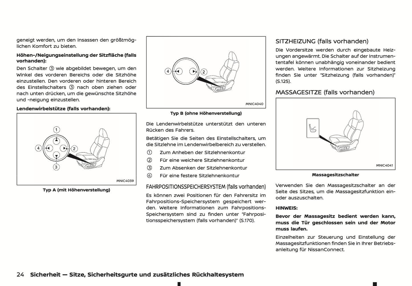 2023-2024 Nissan Qashqai Owner's Manual | German