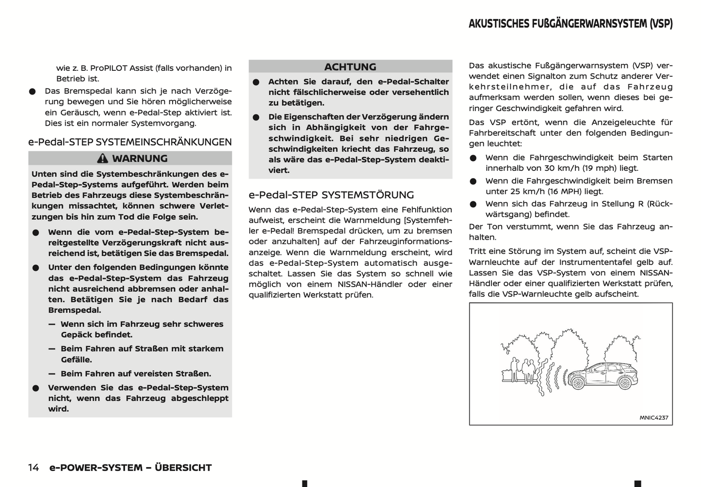 2024 Nissan Qashqai e-Power Owner's Manual | German