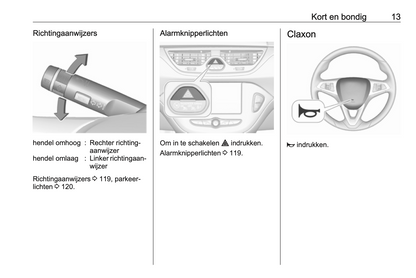 2016-2017 Opel Corsa Gebruikershandleiding | Nederlands