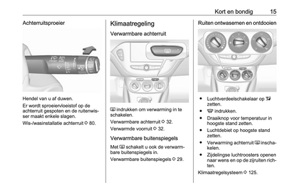 2016-2017 Opel Corsa Gebruikershandleiding | Nederlands