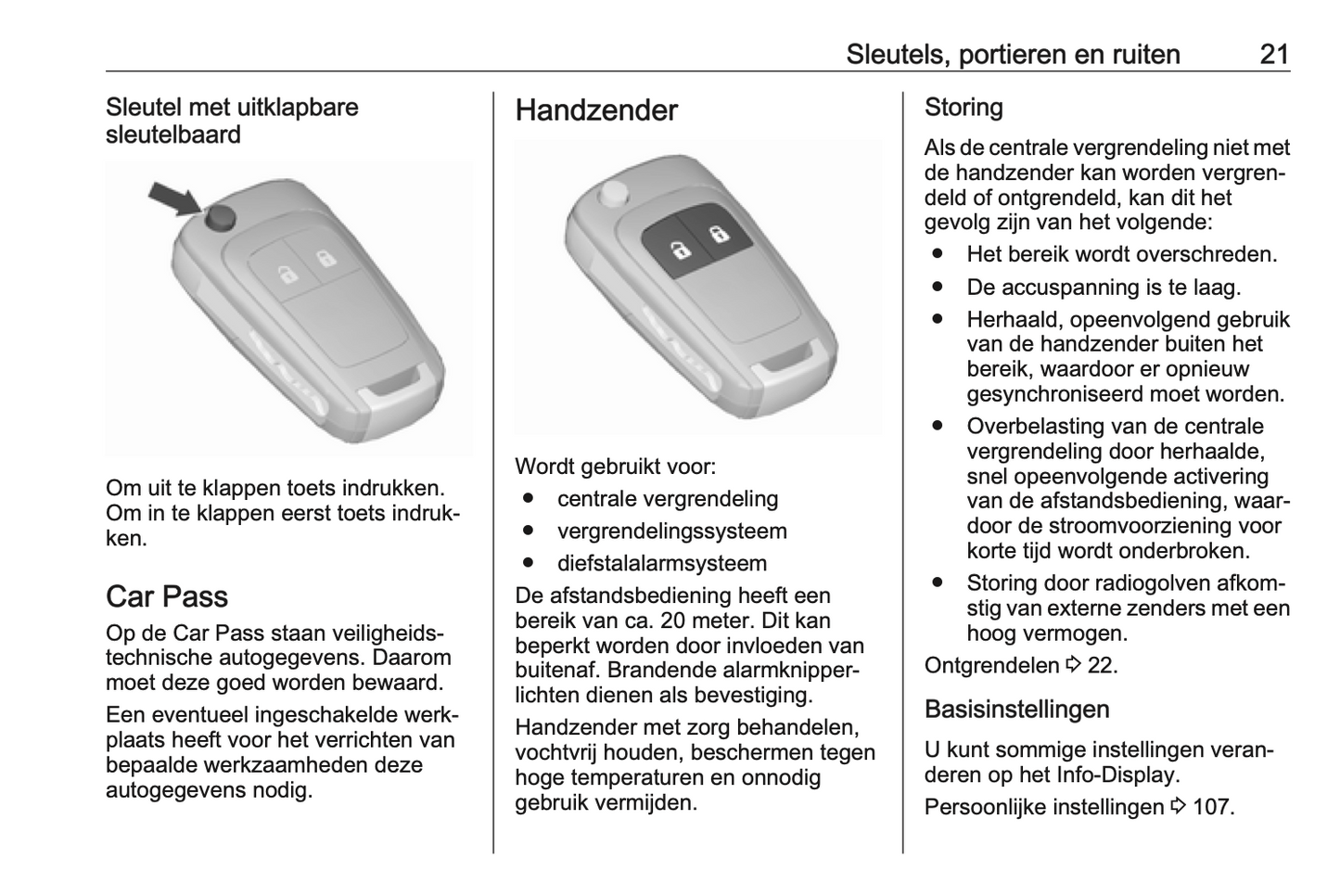 2016-2017 Opel Corsa Gebruikershandleiding | Nederlands