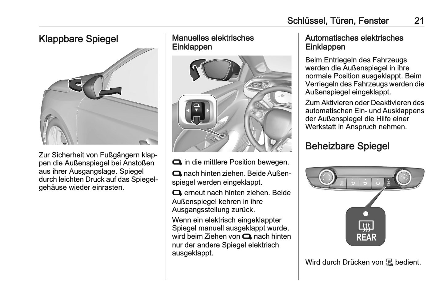 2020-2021 Opel Corsa / Corsa-e Gebruikershandleiding Duits