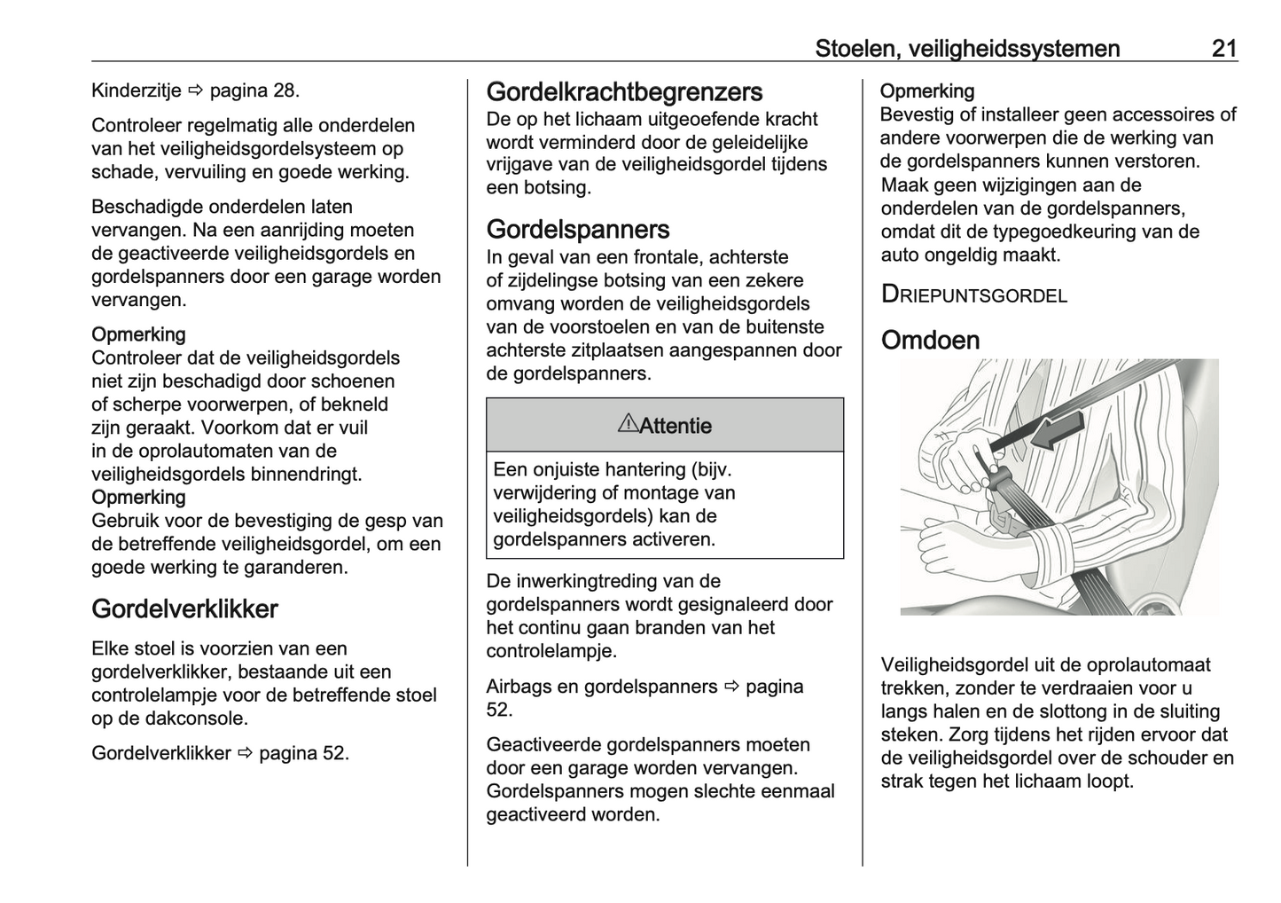 2024-2025 Opel Frontera Owner's Manual | Dutch