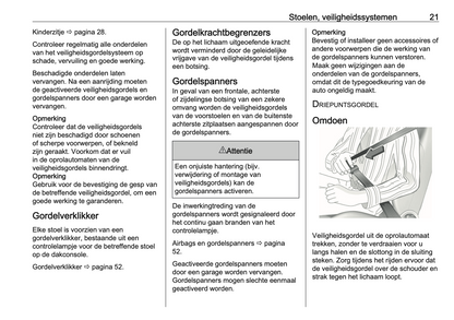 2024-2025 Opel Frontera Owner's Manual | Dutch