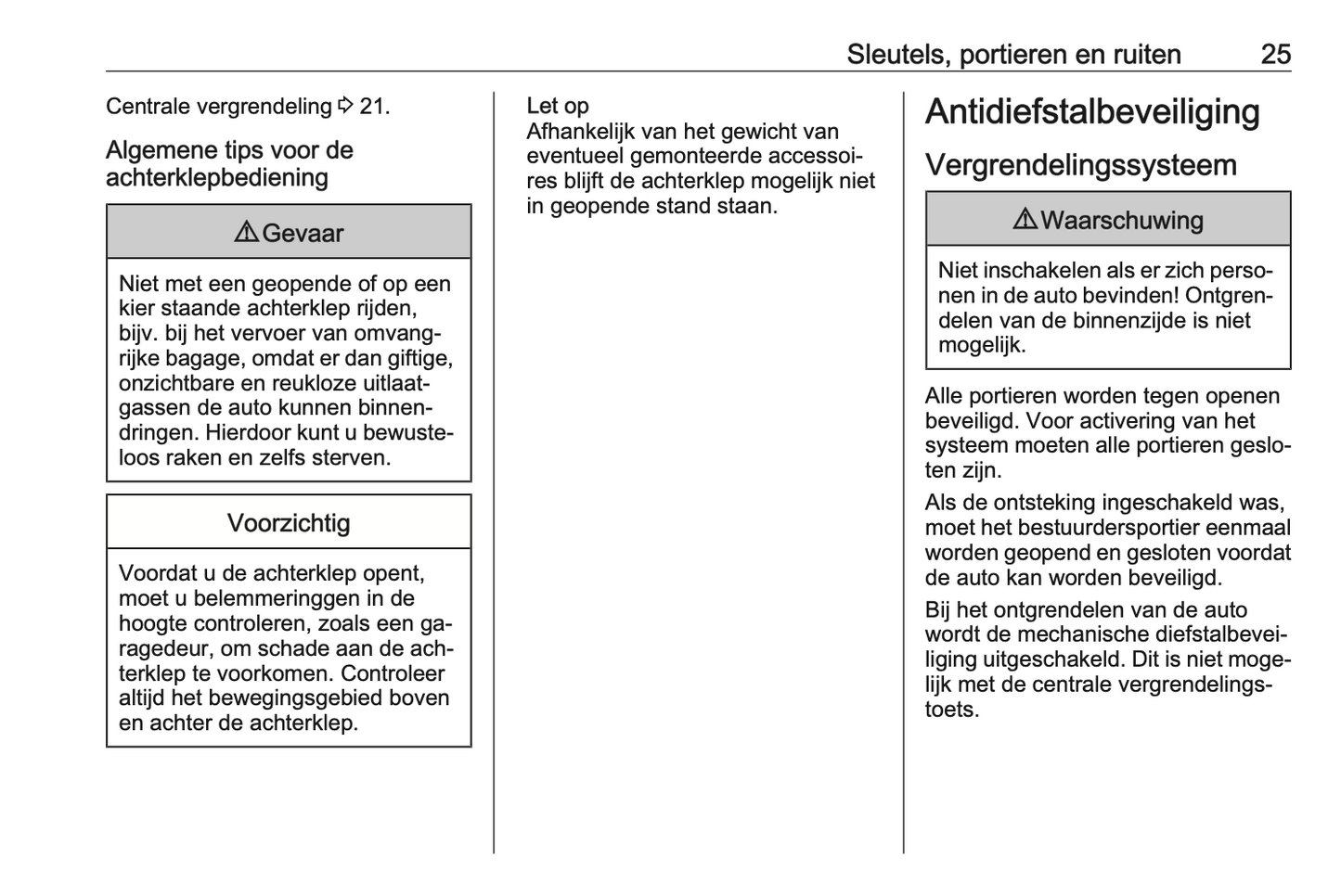 2015-2016 Opel Mokka Gebruikershandleiding | Nederlands