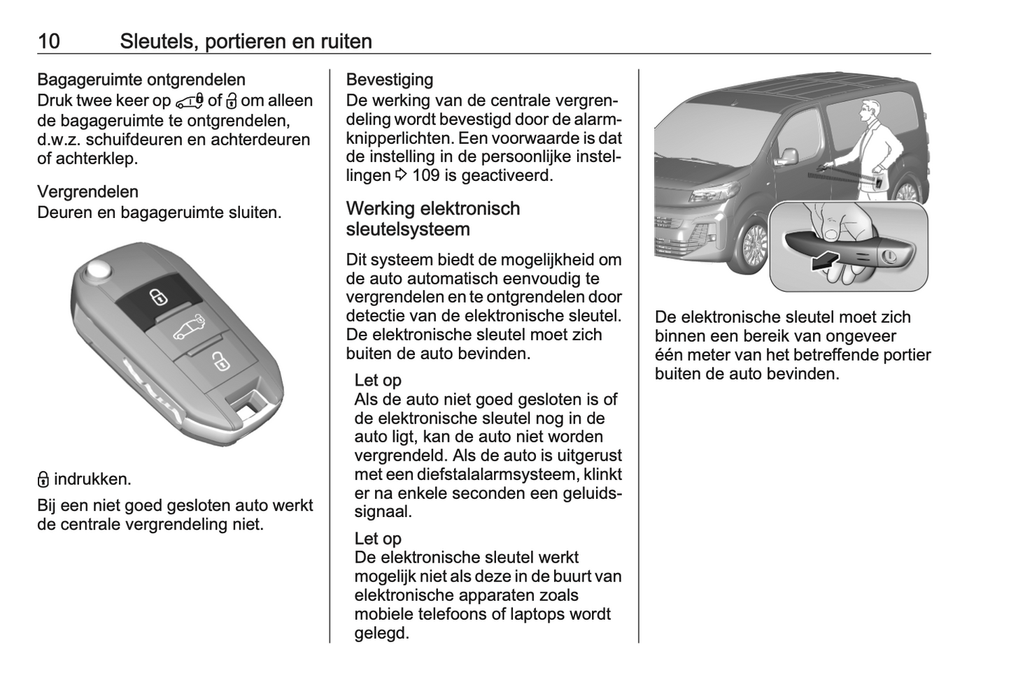 2023-2024 Opel Vivaro Gebruikershandleiding | Nederlands