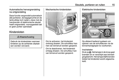 2024 Opel Vivaro Gebruikershandleiding | Nederlands