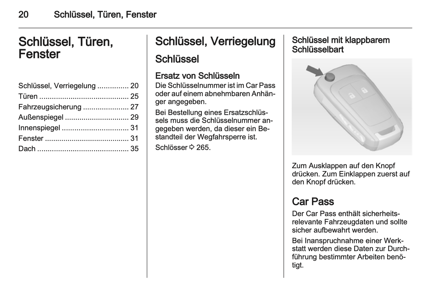 2012 Opel Zafira Tourer Owner's Manual | German