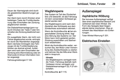 2012 Opel Zafira Tourer Owner's Manual | German