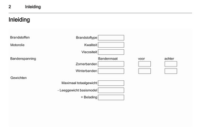 2012 Opel Zafira Tourer Owner's Manual | Dutch