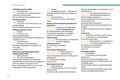 2022-2023 Peugeot 308/308 SW Owner's Manual | Dutch