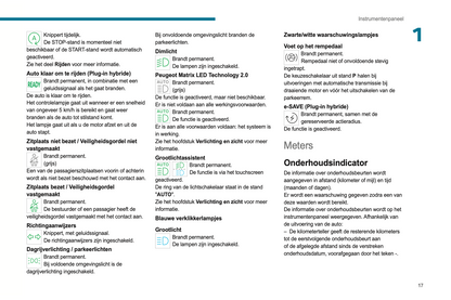 2022-2023 Peugeot 308/308 SW Owner's Manual | Dutch