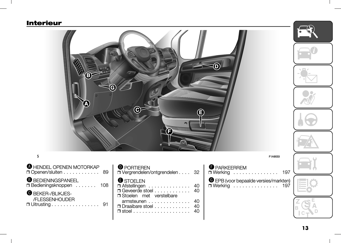 2024 Peugeot Boxer/e-Boxer Gebruikershandleiding | Nederlands