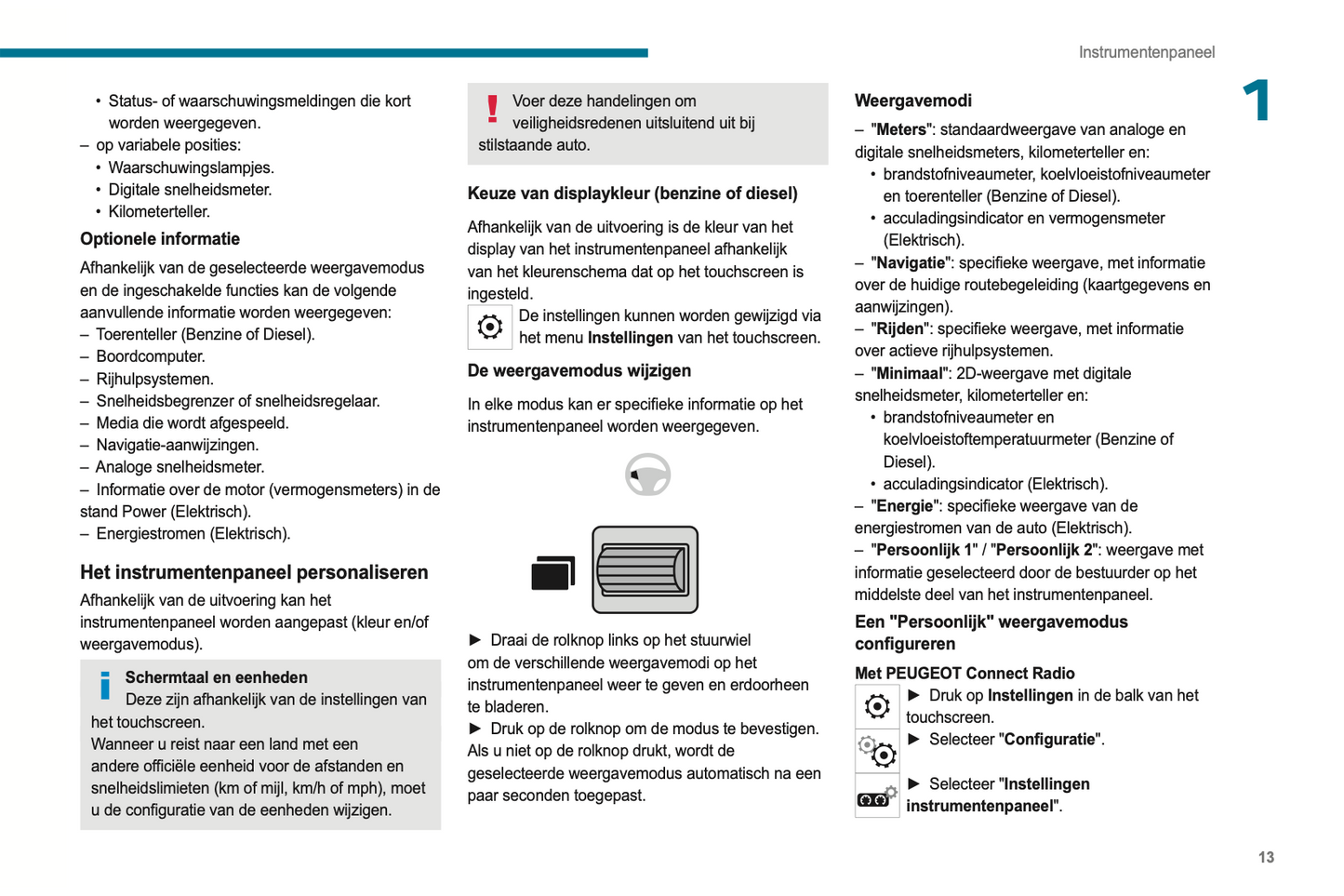 2021-2022 Peugeot Rifter/e-Rifter/Partner/e-Partner Owner's Manual | Dutch