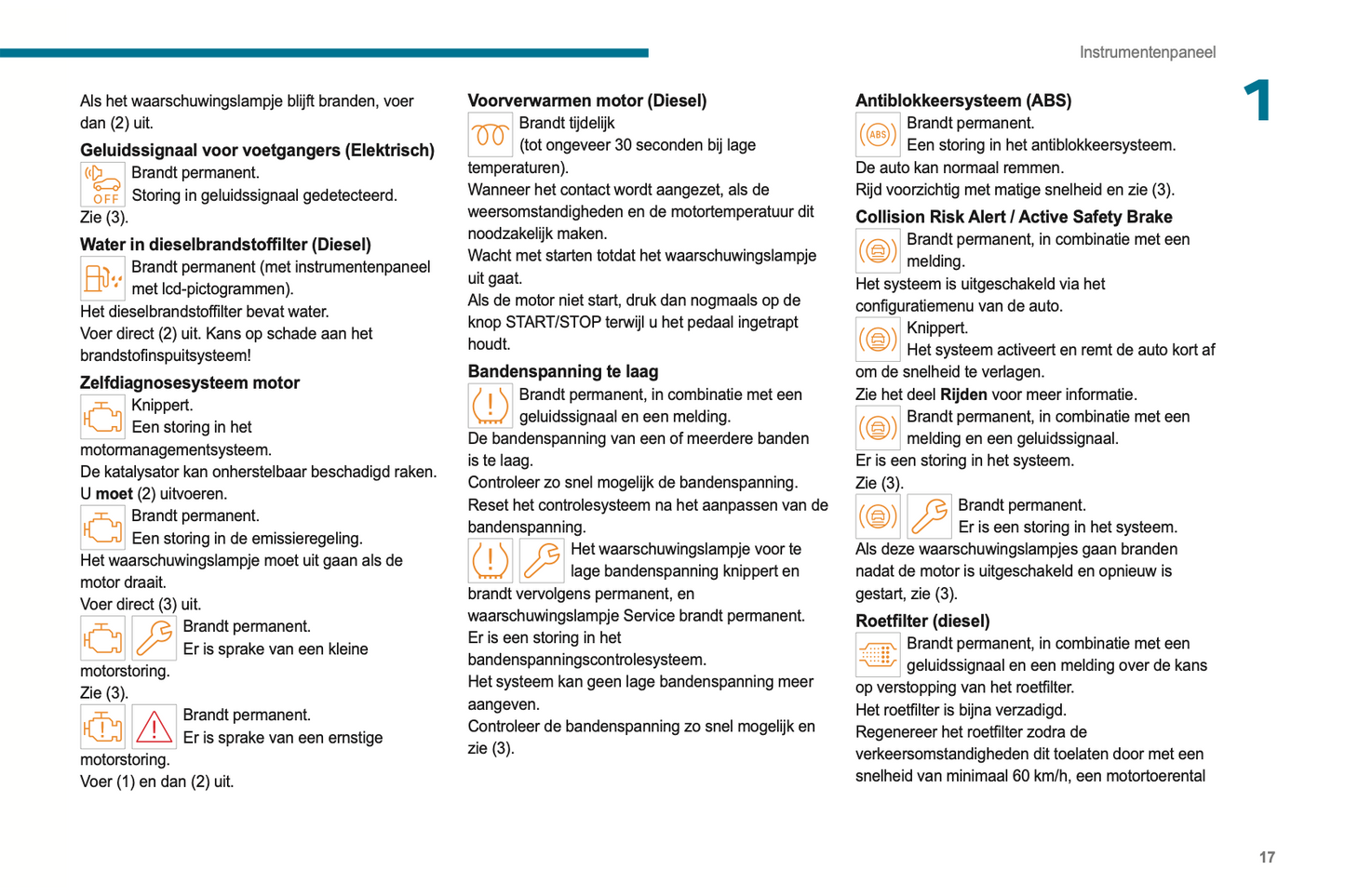 2021-2022 Peugeot Rifter/e-Rifter/Partner/e-Partner Owner's Manual | Dutch