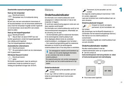 2021-2022 Peugeot Rifter/e-Rifter/Partner/e-Partner Owner's Manual | Dutch