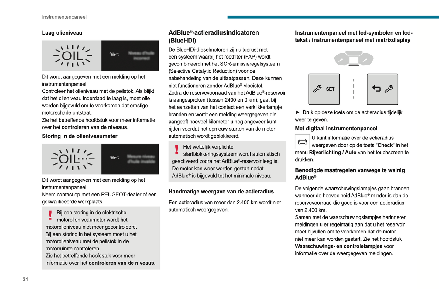 2021-2022 Peugeot Rifter/e-Rifter/Partner/e-Partner Owner's Manual | Dutch