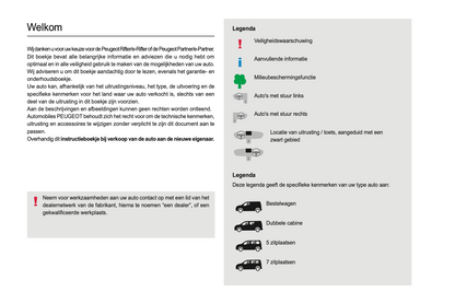 2021-2022 Peugeot Rifter/e-Rifter/Partner/e-Partner Owner's Manual | Dutch