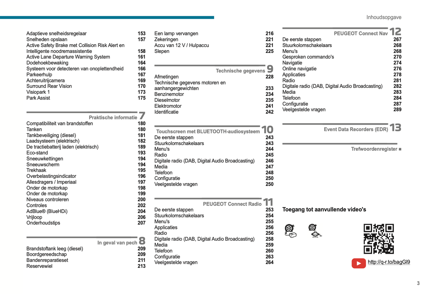 2021-2022 Peugeot Rifter/e-Rifter/Partner/e-Partner Owner's Manual | Dutch