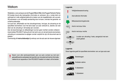 2024 Peugeot Rifter/e-Rifter/Partner/e-Partner Gebruikershandleiding | Nederlands