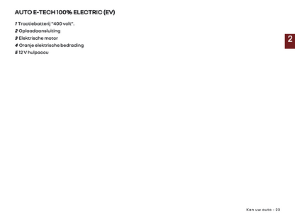 2024-2025 Renault 5 E-Tech Gebruikershandleiding | Nederlands