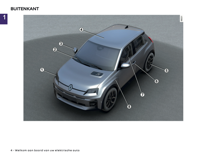 2024-2025 Renault 5 E-Tech Gebruikershandleiding | Nederlands