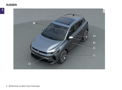 2024 Renault Captur Bedienungsanleitung | Deutsch