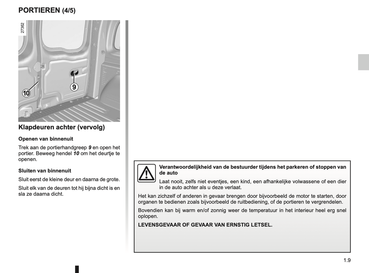 2012-2013 Renault Kangoo Gebruikershandleiding | Nederlands