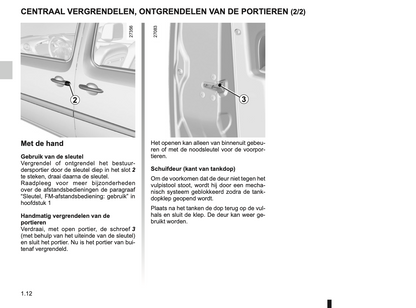 2012-2013 Renault Kangoo Gebruikershandleiding | Nederlands