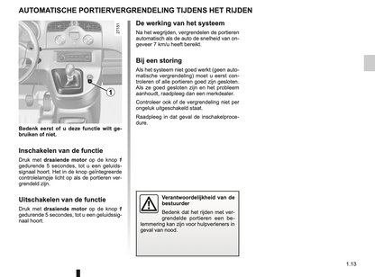 2012-2013 Renault Kangoo Gebruikershandleiding | Nederlands