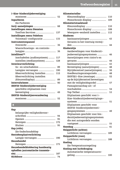 2018-2019 Smart ForTwo Owner's Manual | Dutch