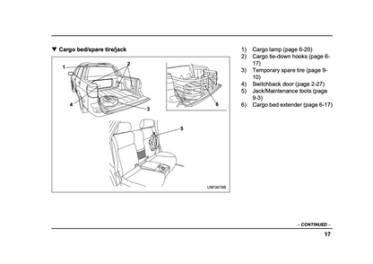 2005 Subaru Baja Owner's Manual | English