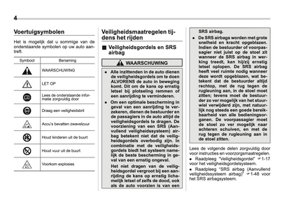 2018 Subaru Legacy/Outback Owner's Manual | Dutch