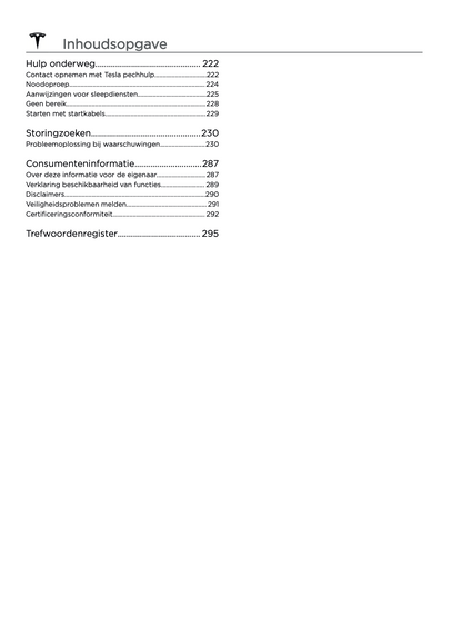 2023-2024 Tesla Model 3 Bedienungsanleitung | Niederländisch