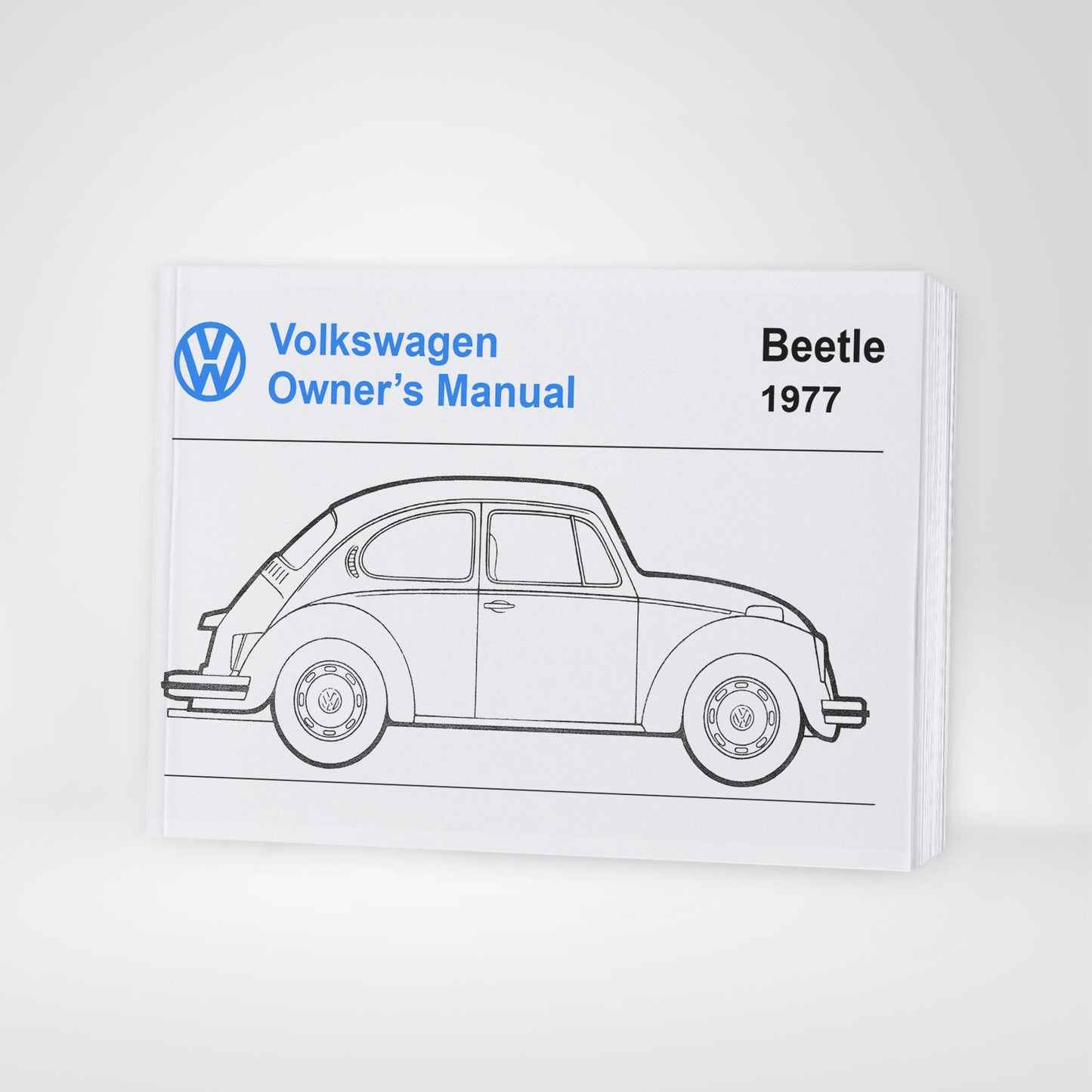 1977 Volkswagen Beetle Owner's Manual | English