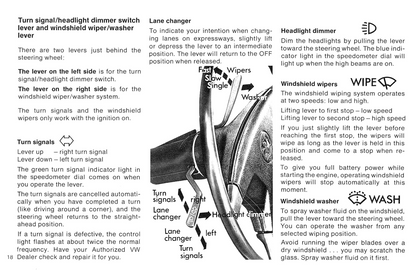 1977 Volkswagen Beetle Owner's Manual | English