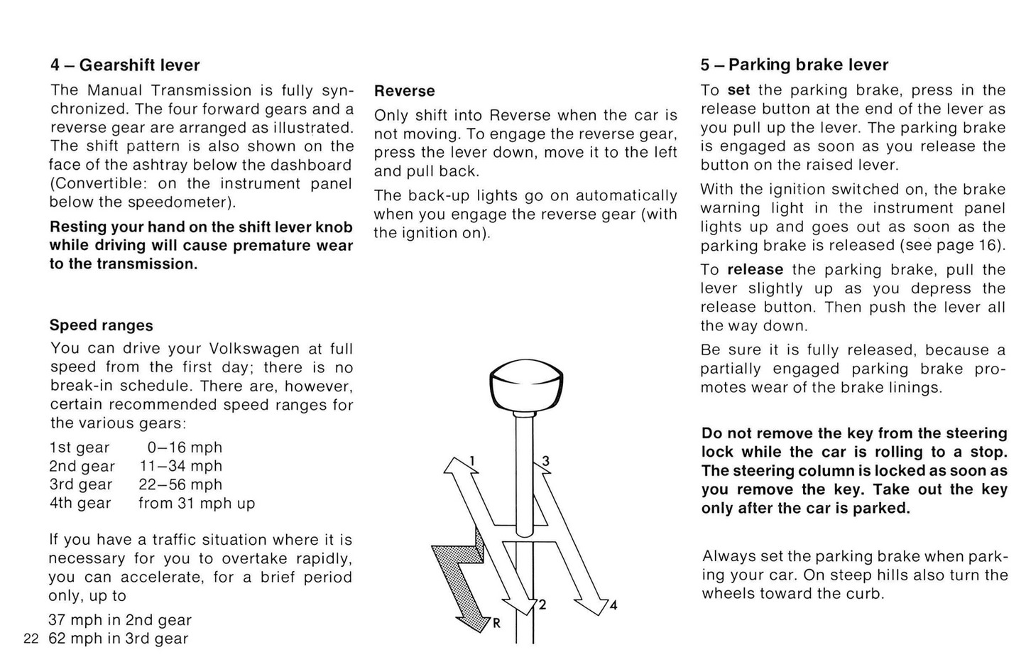 1977 Volkswagen Beetle Owner's Manual | English