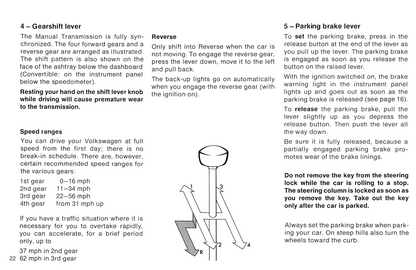 1977 Volkswagen Beetle Owner's Manual | English