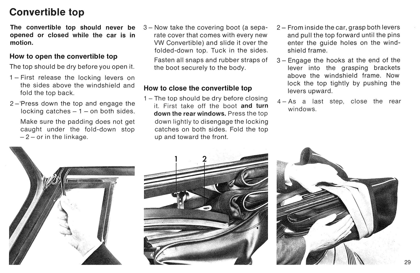 1977 Volkswagen Beetle Owner's Manual | English