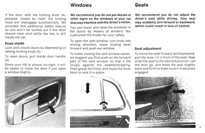 1977 Volkswagen Beetle Owner's Manual | English