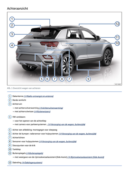 2022 Volkswagen T-Roc Owner's Manual | Dutch