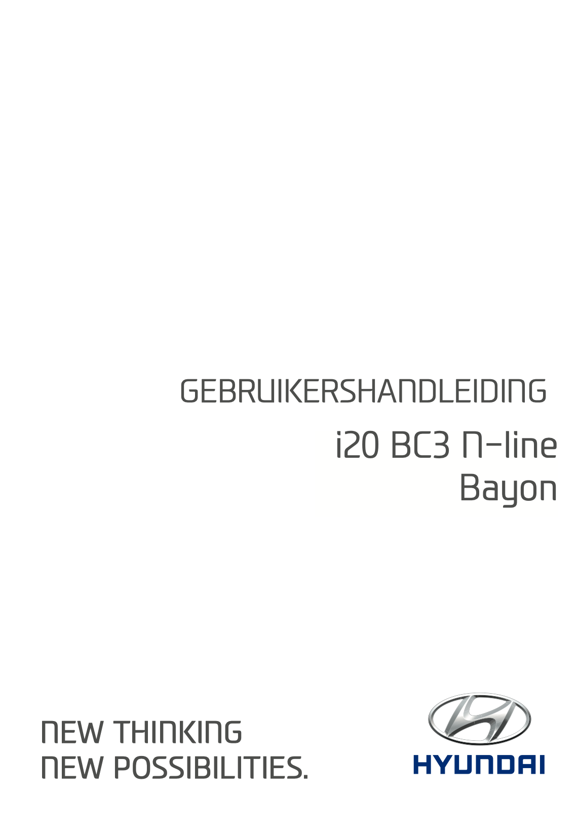 2021-2022 Hyundai i20/Bayon Gebruikershandleiding | Nederlands