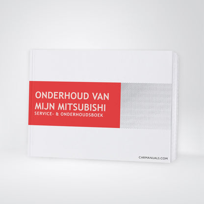 Mitsubishi Onderhoudsboekje | Nederlands